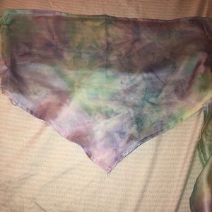 Tie dye Bandeau crop top
